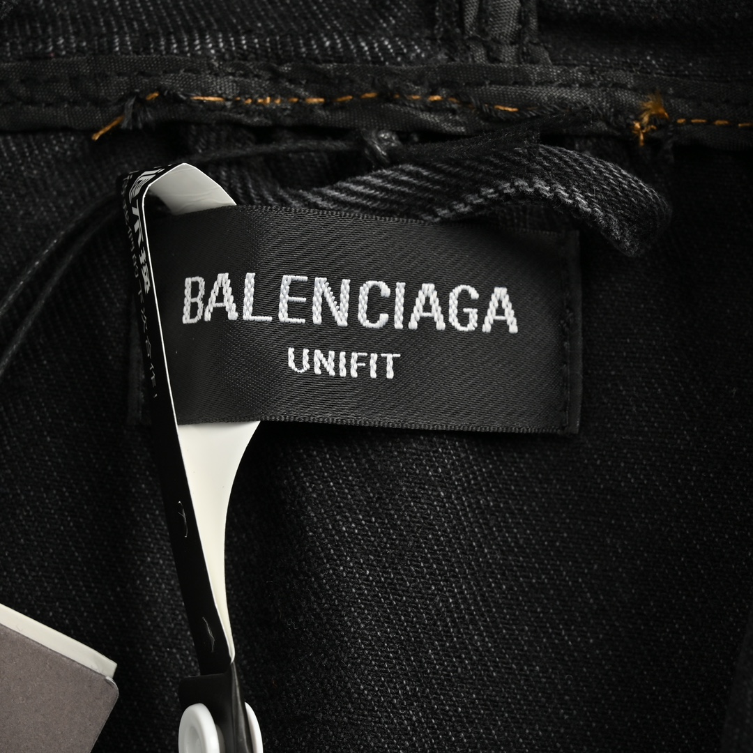 Balenciaga/巴黎世家 23Fw 水洗连帽牛仔外套