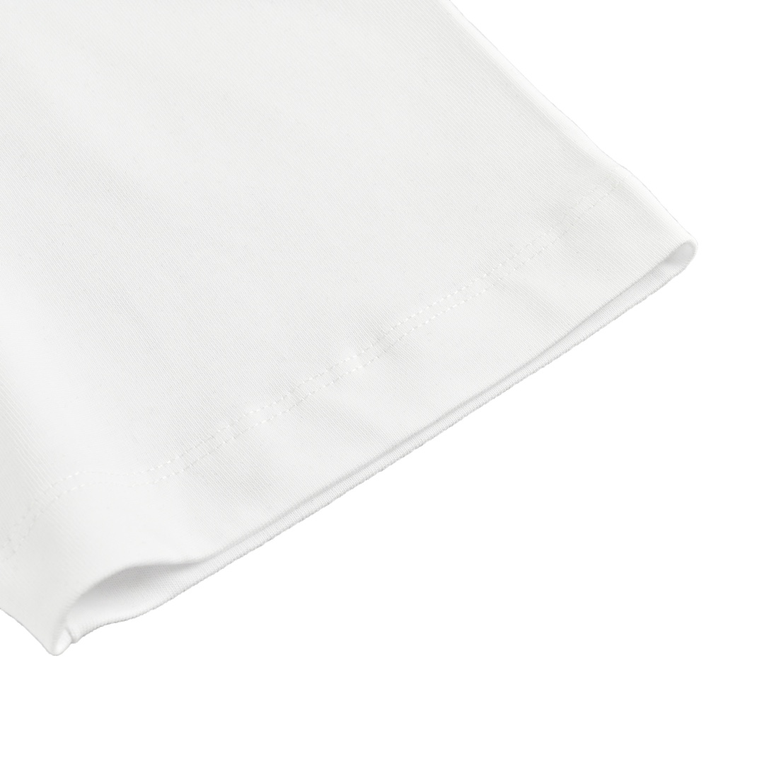 Louis Vuitton/路易威登 24ss 刺绣字母印花短袖黑色 白色