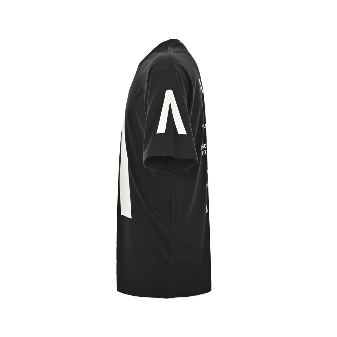 Balenciaga/巴黎世家 Music 胶囊系列龟裂箭头印花短袖