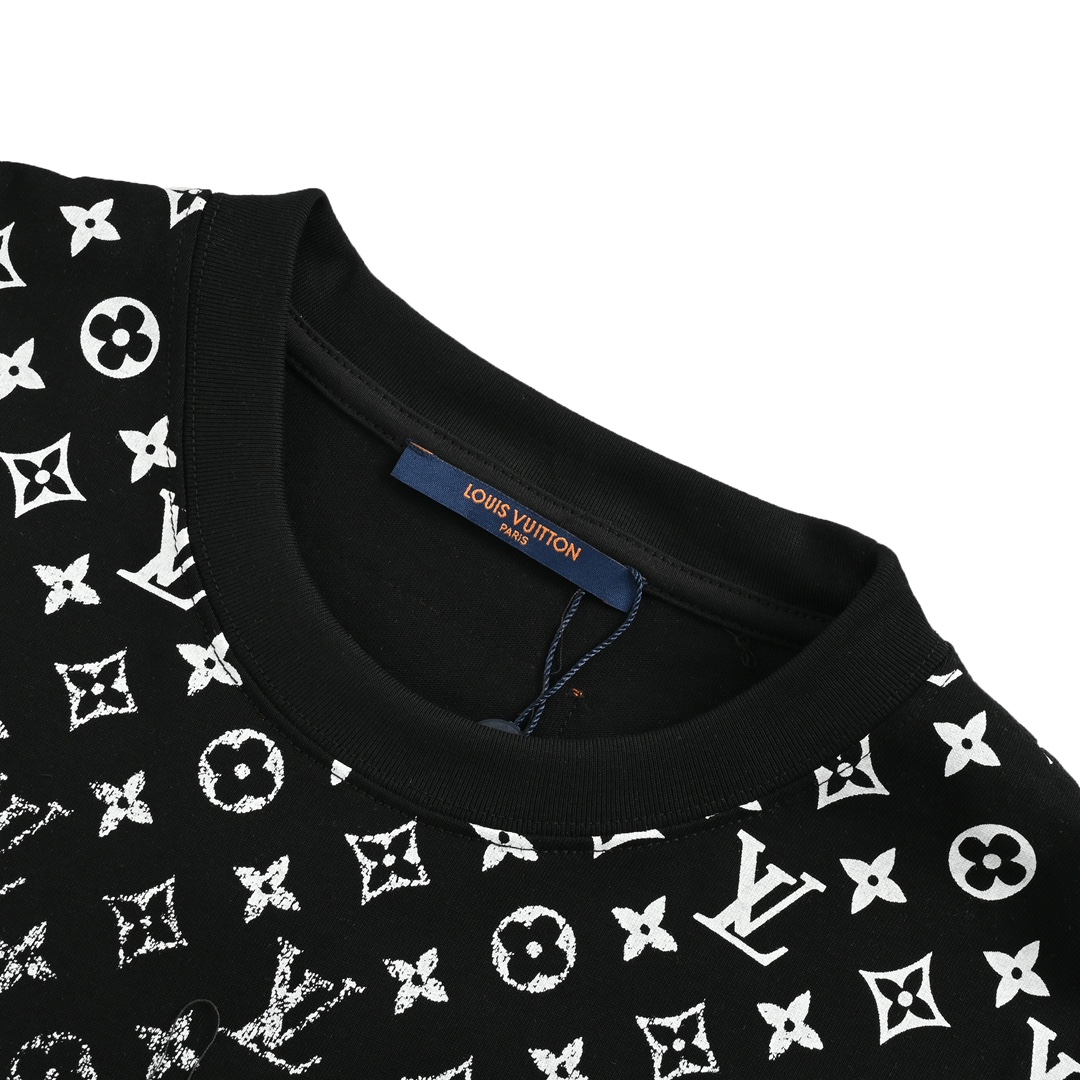 Louis Vuitton/路易威登 24ss 老花渐变印花短袖