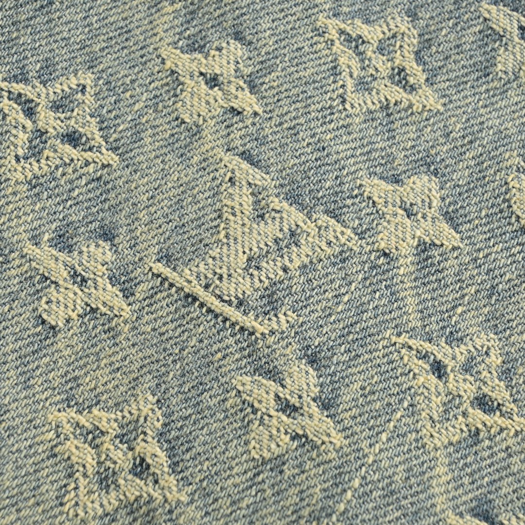 Louis Vuitton/路易威登 满印提花直筒牛仔裤
