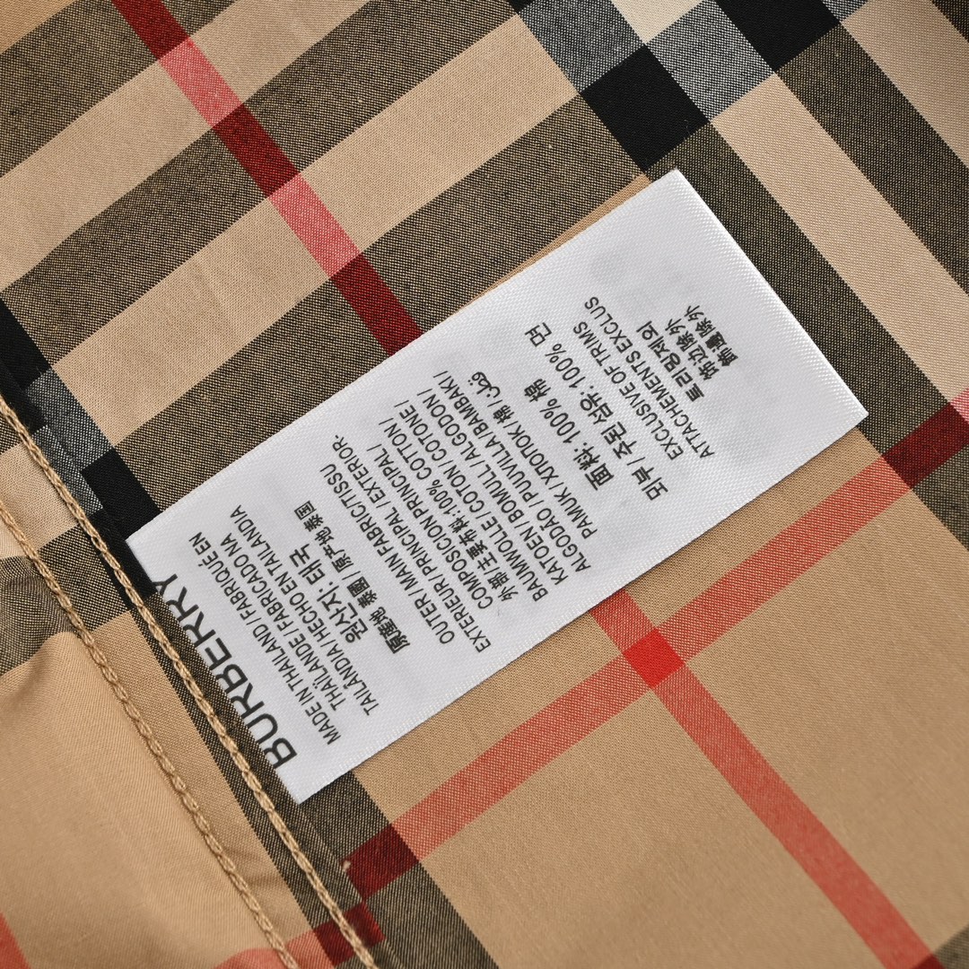 Burberry/巴宝莉 经典元素口袋条纹长袖衬衫