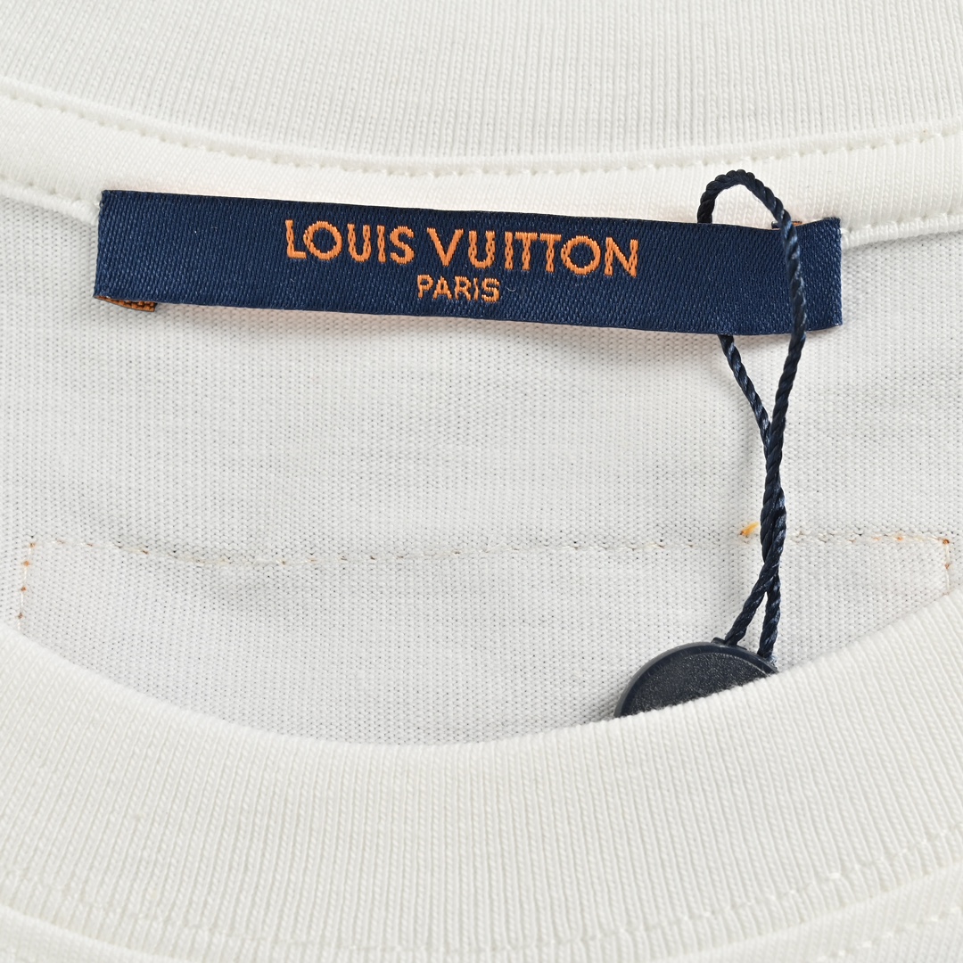 Louis Vuitton/路易威登 24ss 手绘三花印花短袖