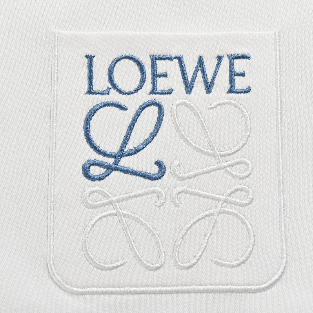 Loewe/罗意威 24ss 口袋刺绣logo短袖