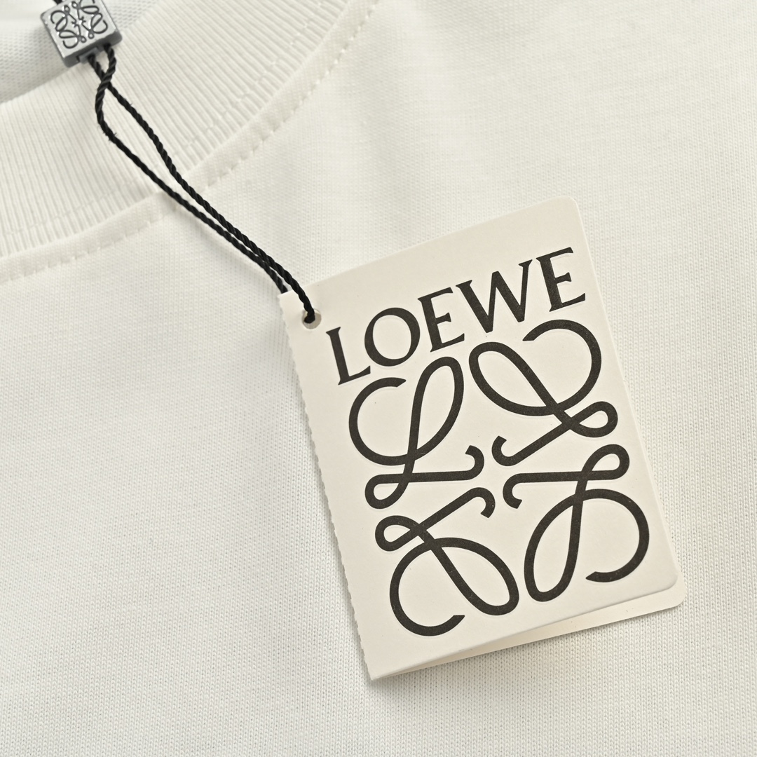 Loewe/罗意威 24ss 印花logo短袖 纯棉双纱面料