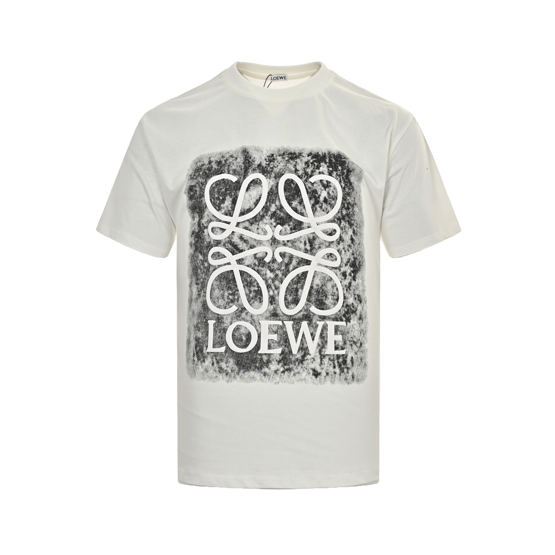 Loewe/罗意威 24ss 印花logo短袖 纯棉双纱面料