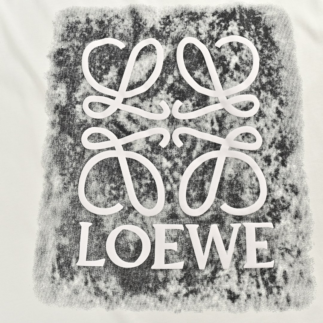 Loewe/罗意威 24ss 印花logo短袖 纯棉双纱面料