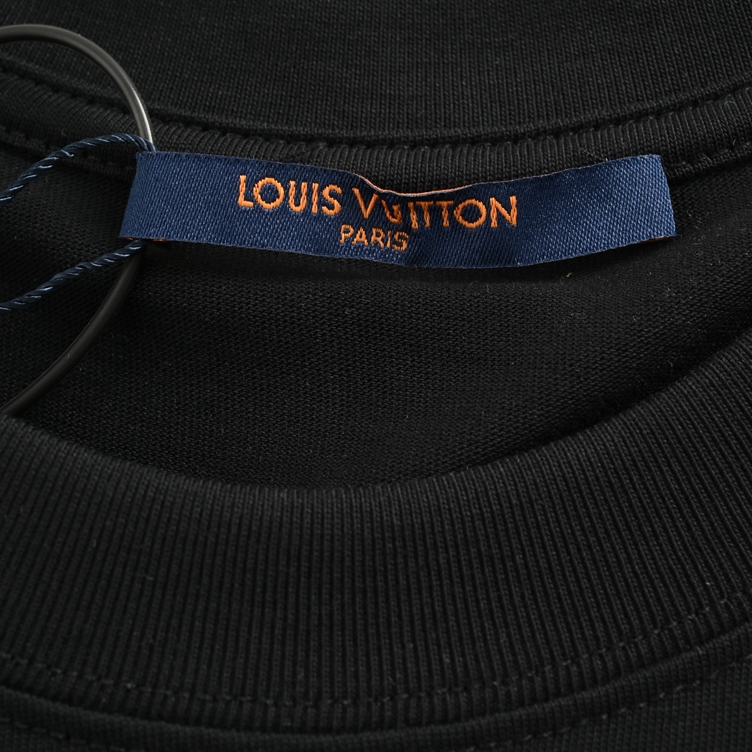 Louis Vuitton/路易威登 24ss 水墨涂鸦印花短袖