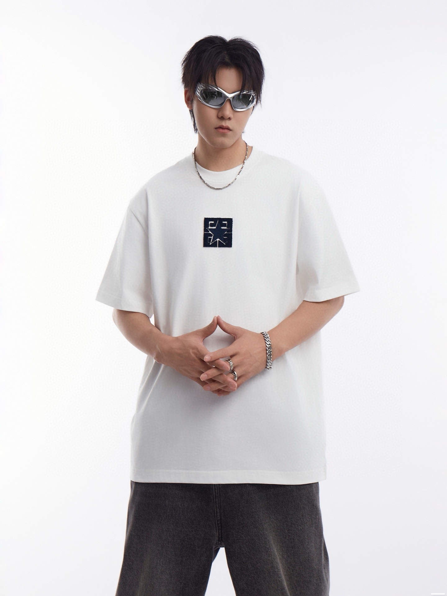 GIVENCHYGIVENCHY 4G toothbrush embroidered five-fifty star short sleeve upper