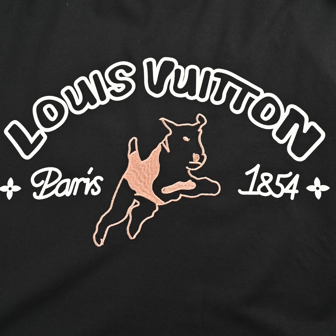 Louis Vuitton/路易威登 24ss 1854小牛斗牛犬刺绣短袖