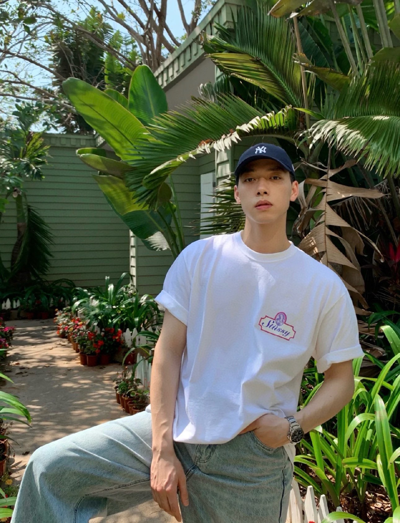 StussyStussy 24ss Venus print short sleeve upper body effect