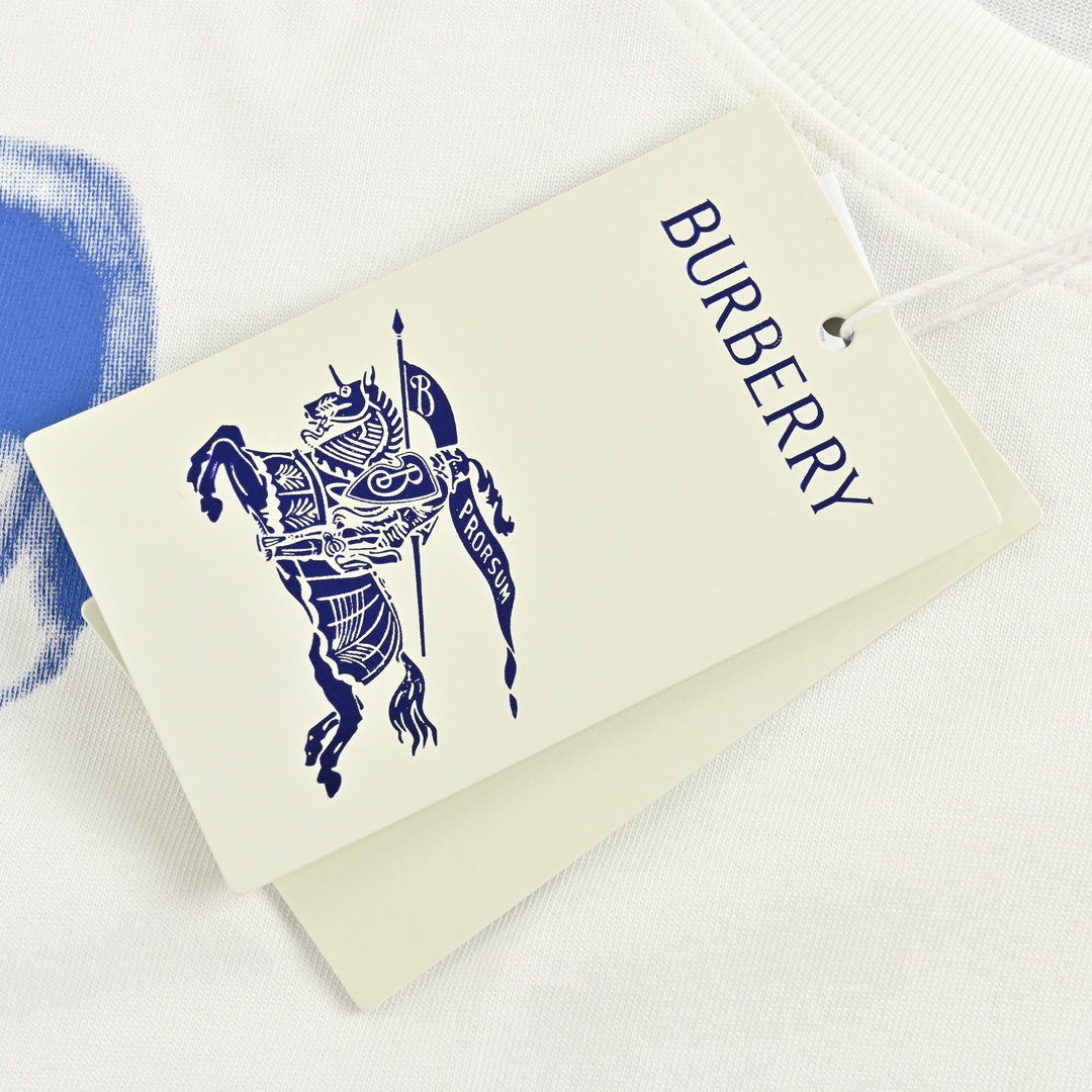 Burberry/巴宝莉 24ss 玫瑰图案印花短袖