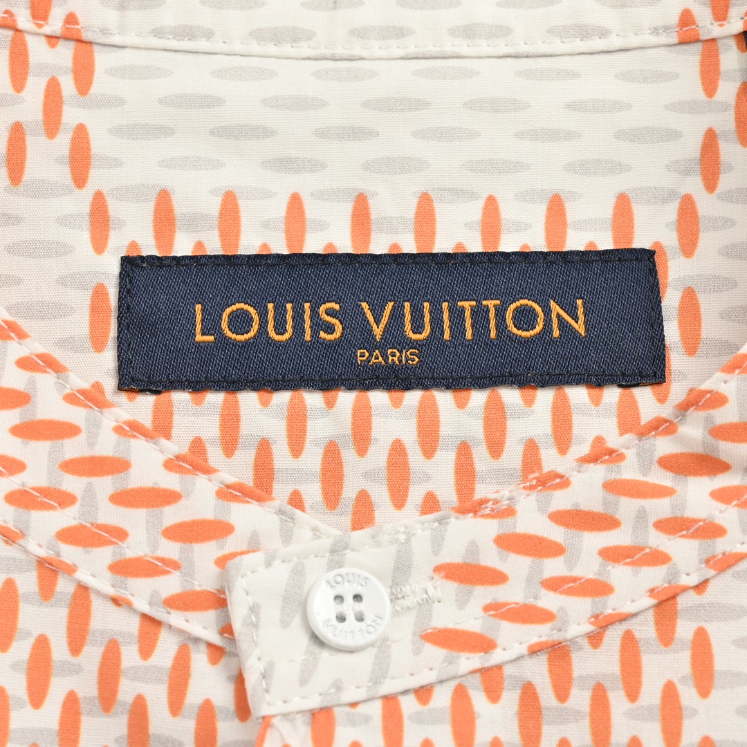 Louis Vuitton/路易威登 24ss 棋盘格短袖衬衫