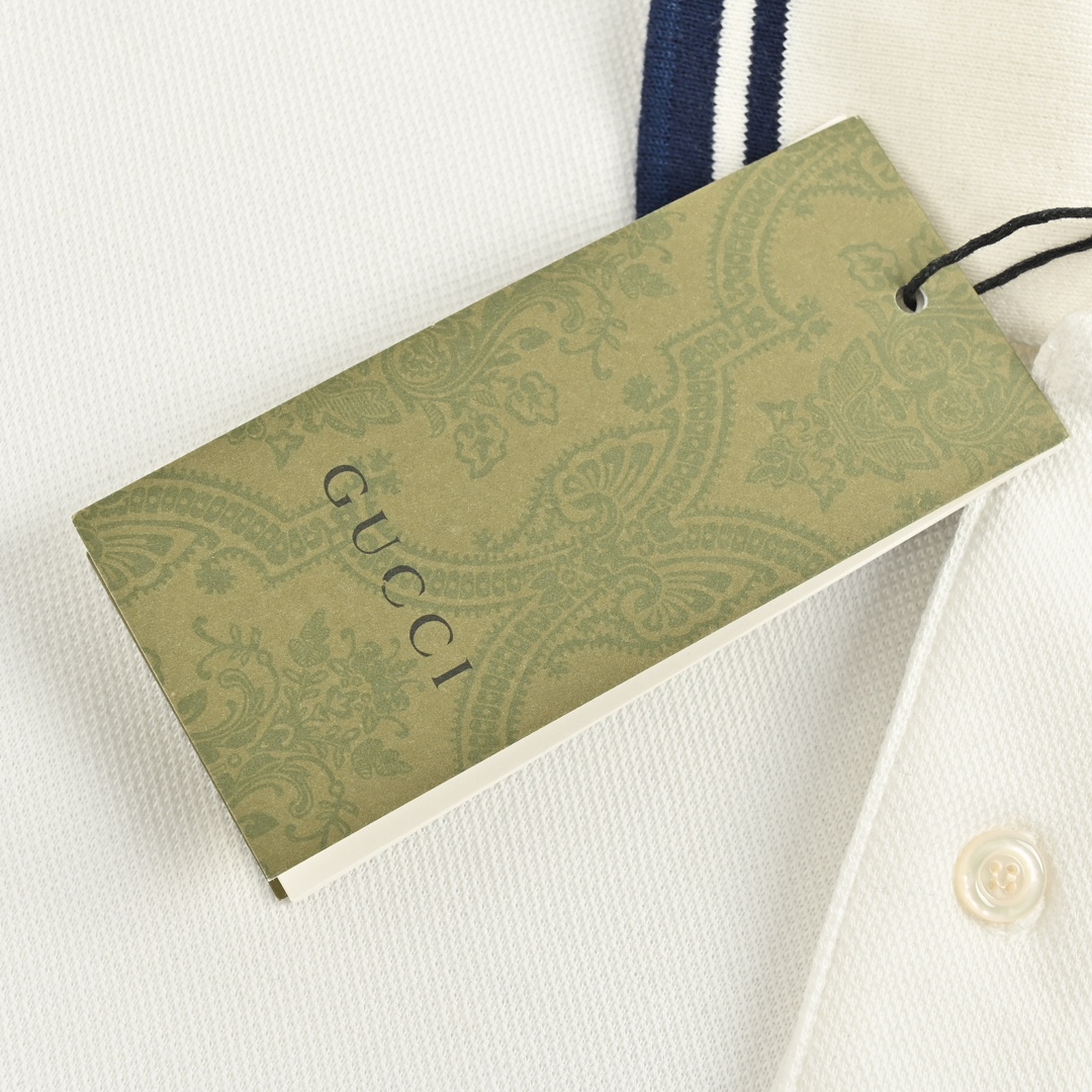 Gucci/古驰 24ss get lt 胶囊系列刺绣Polo短袖