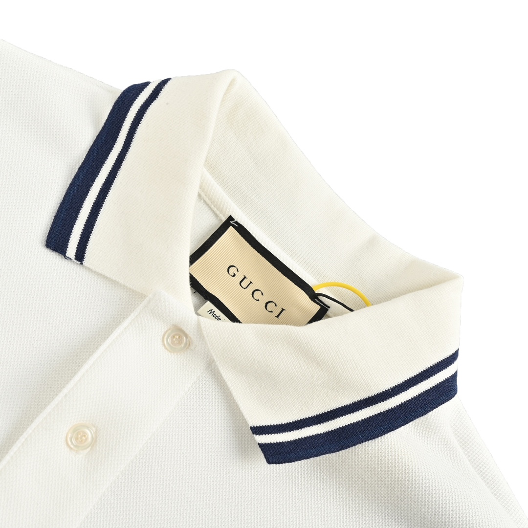 Gucci/古驰 24ss get lt 胶囊系列刺绣Polo短袖