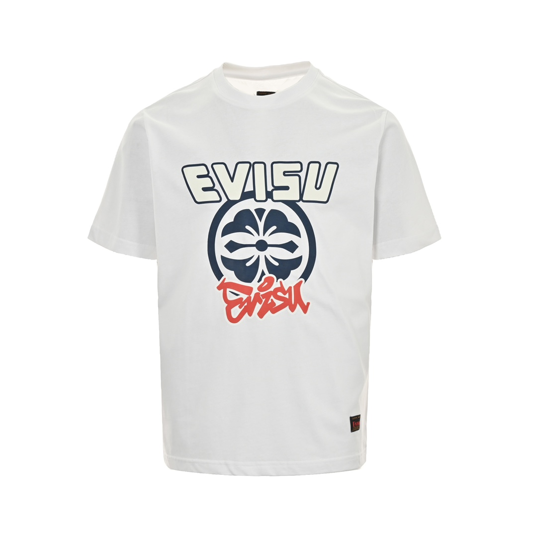 Evisu Doskonały
 Odzież T-Shirt Drukowanie Krótki rękaw