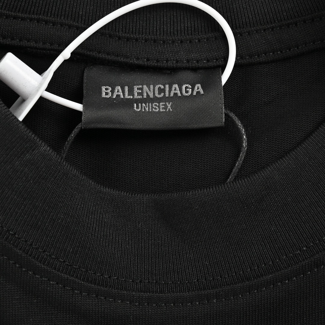 Balenciaga/巴黎世家 24ss 运动水壶印花短袖