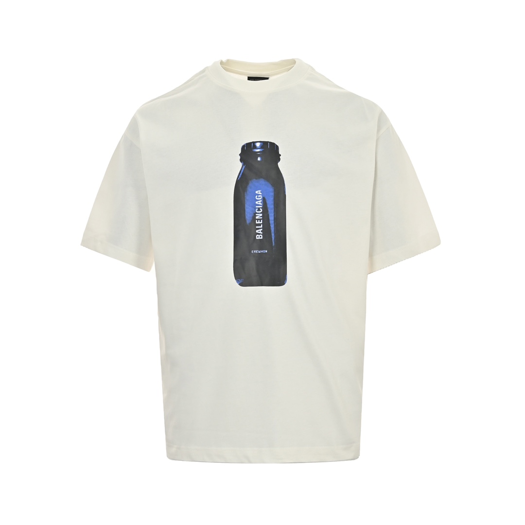 Balenciaga Odzież T-Shirt Sprzedaż repliki online
 Drukowanie Unisex Bawełna Krótki rękaw