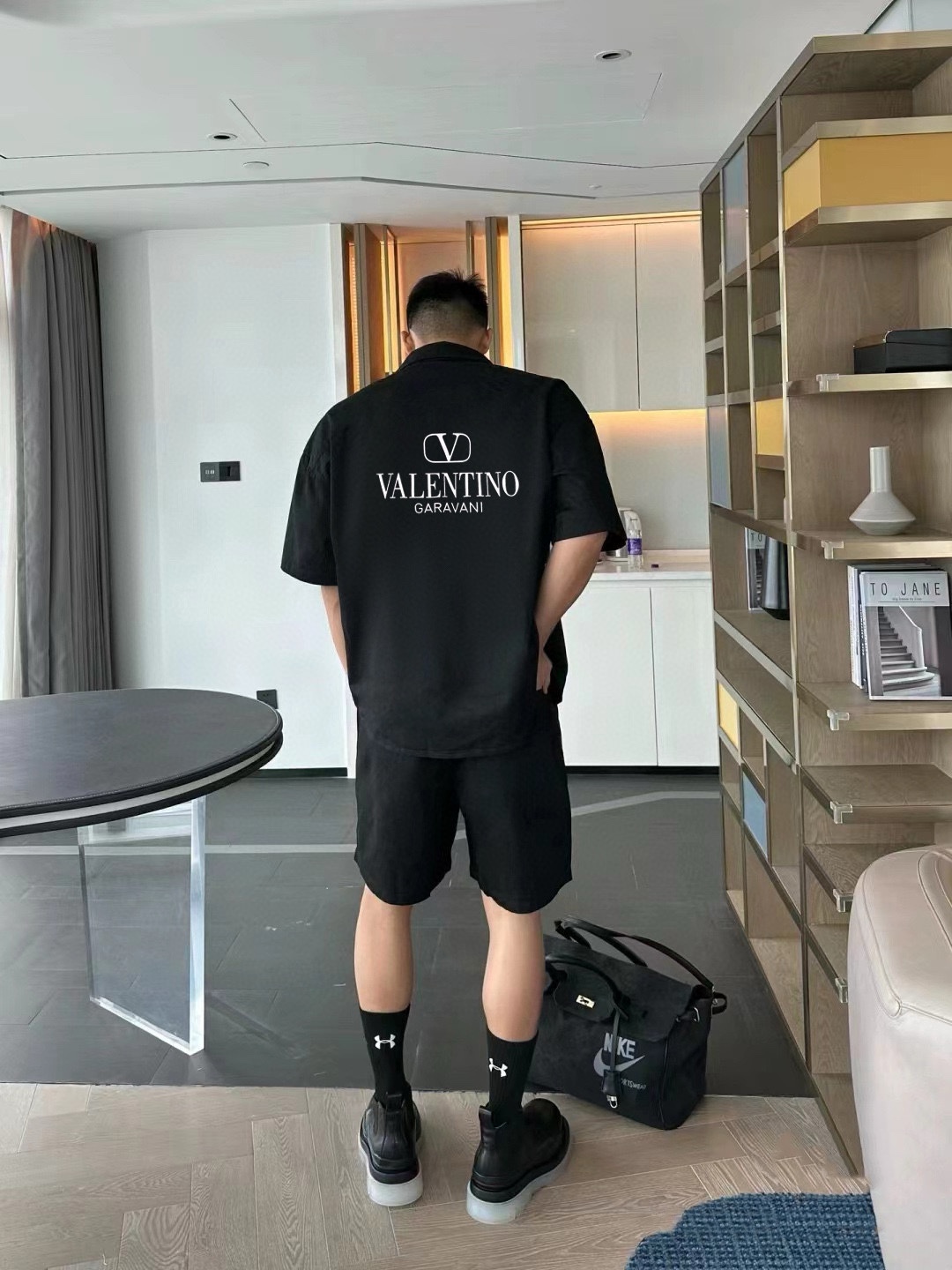Valentino Odzież T-Shirt Drukowanie Krótki rękaw