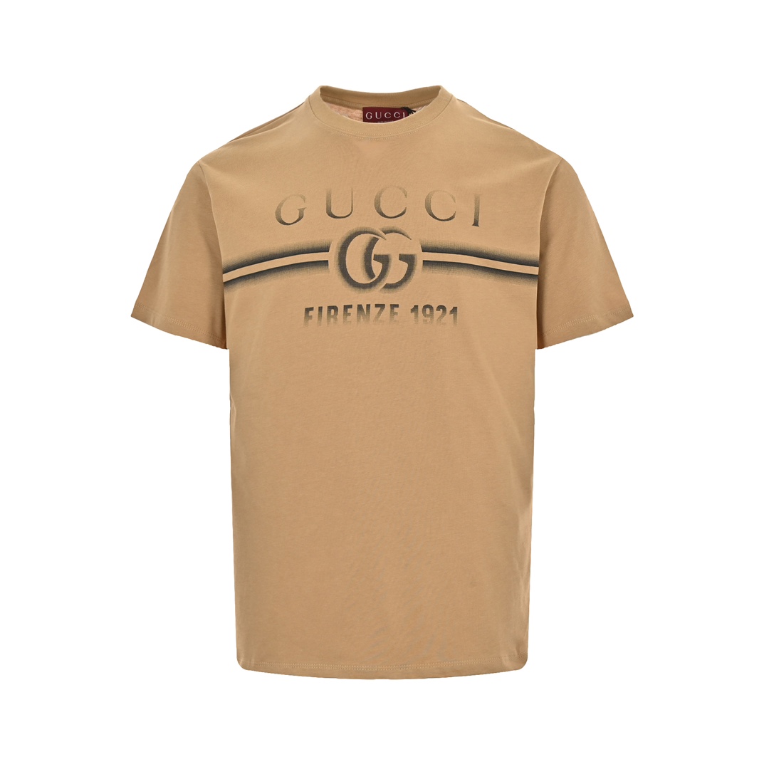 Gucci Odzież T-Shirt Kup pierwszą replikę kopii
 Drukowanie Bawełna Krótki rękaw