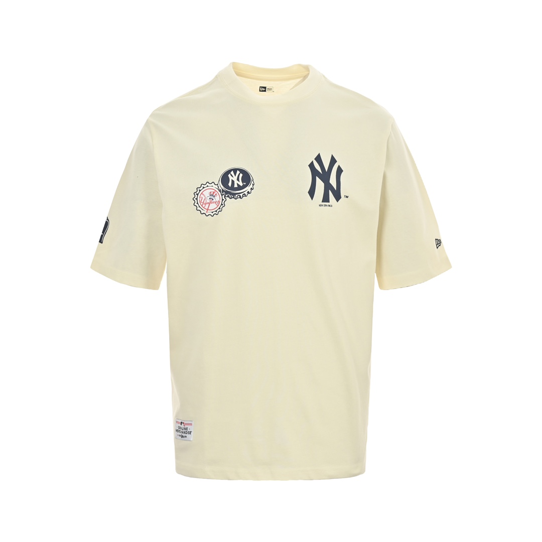 MLB Odzież T-Shirt Hafty Unisex Kolekcja letnia Krótki rękaw