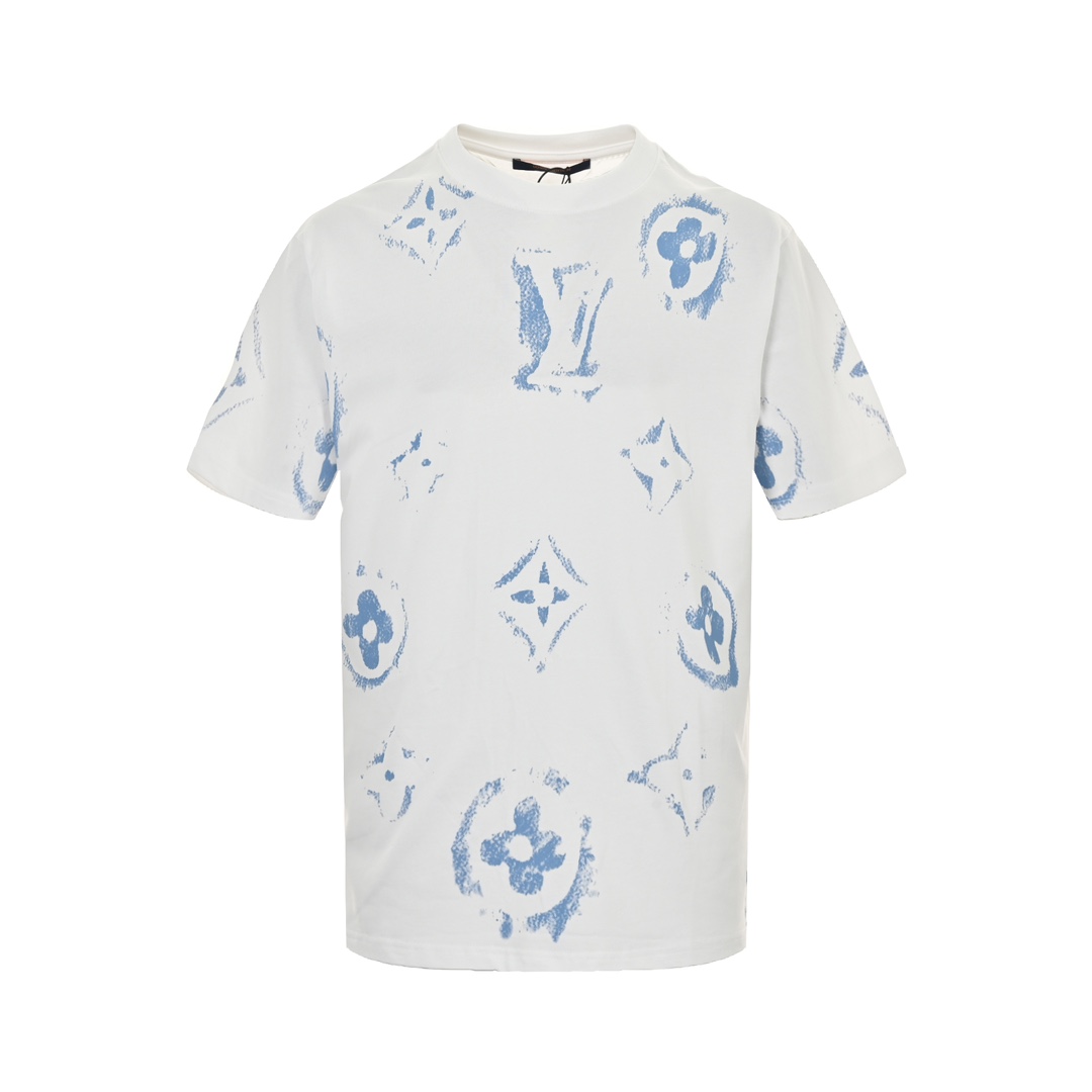 Jak znaleźć replikę projektanta
 Louis Vuitton Odzież T-Shirt Unisex Bawełna podwójna przędza Kolekcja wiosenno-letnia Fashion Krótki rękaw