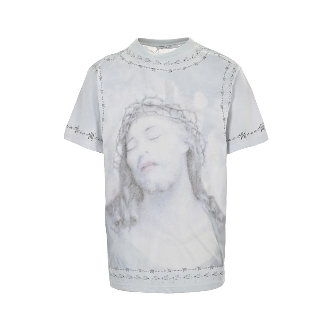 Givenchy Abbigliamento T-Shirt Bianco Stampa Maniche corte