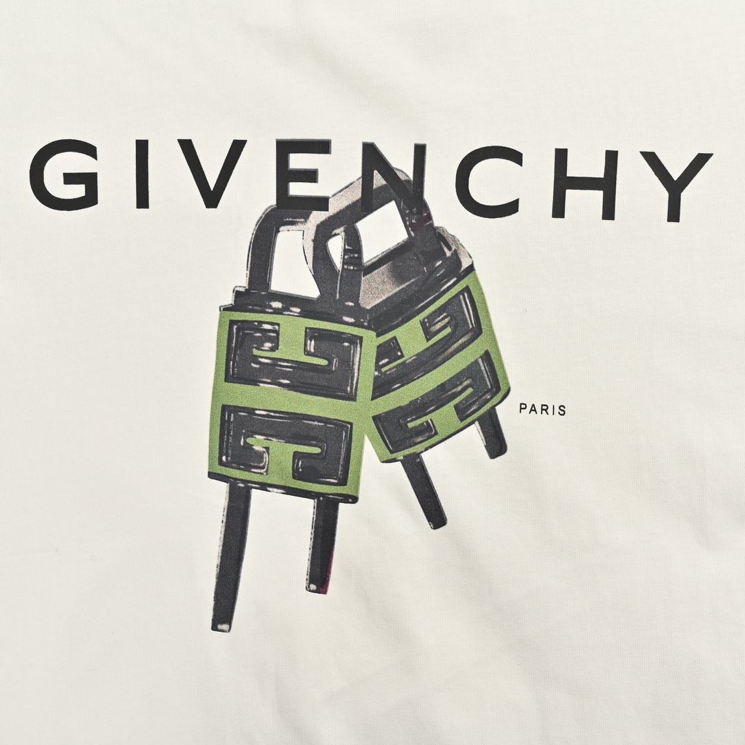 GIVENCHY /纪梵希 23ss 锁头字母印花短袖