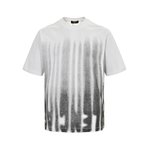 Designer replica AAA
 Balenciaga Abbigliamento T-Shirt Nero Bianco Stampa Unisex Cotone Maniche corte