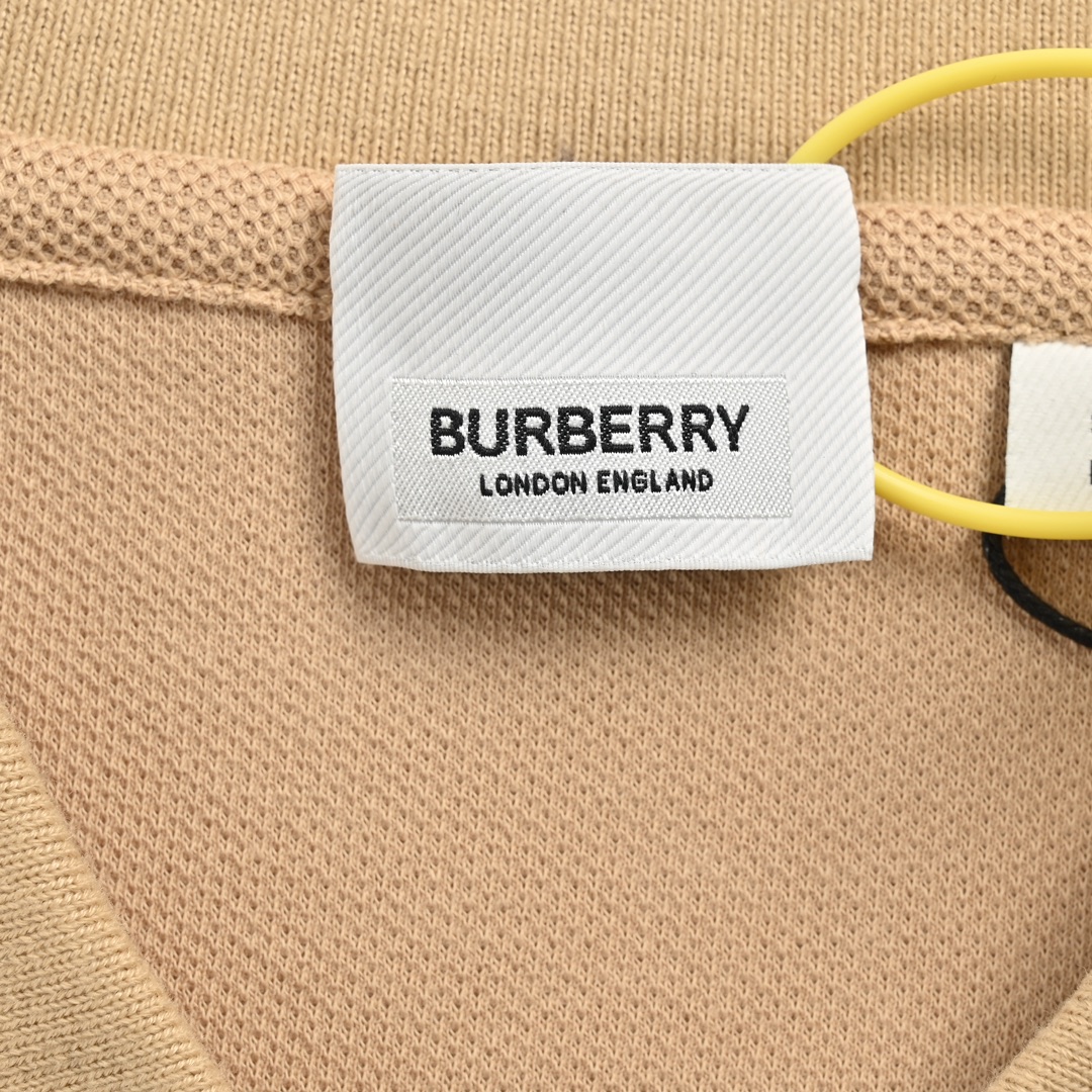 Burberry/巴宝莉 毛巾绣圈圈Polo短袖