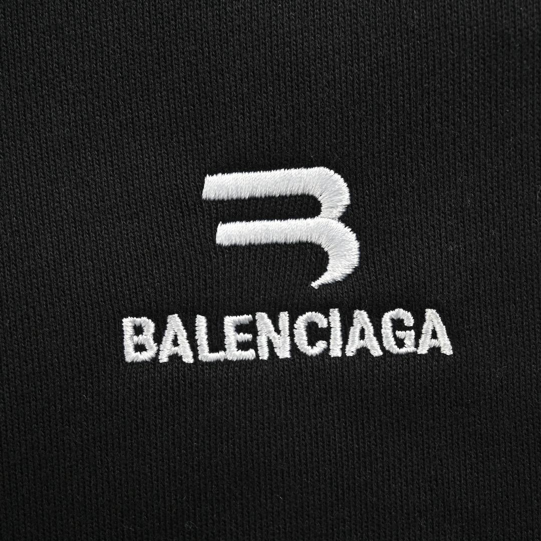 Balenciaga/巴黎世家 24ss 3M刺绣拼色短裤