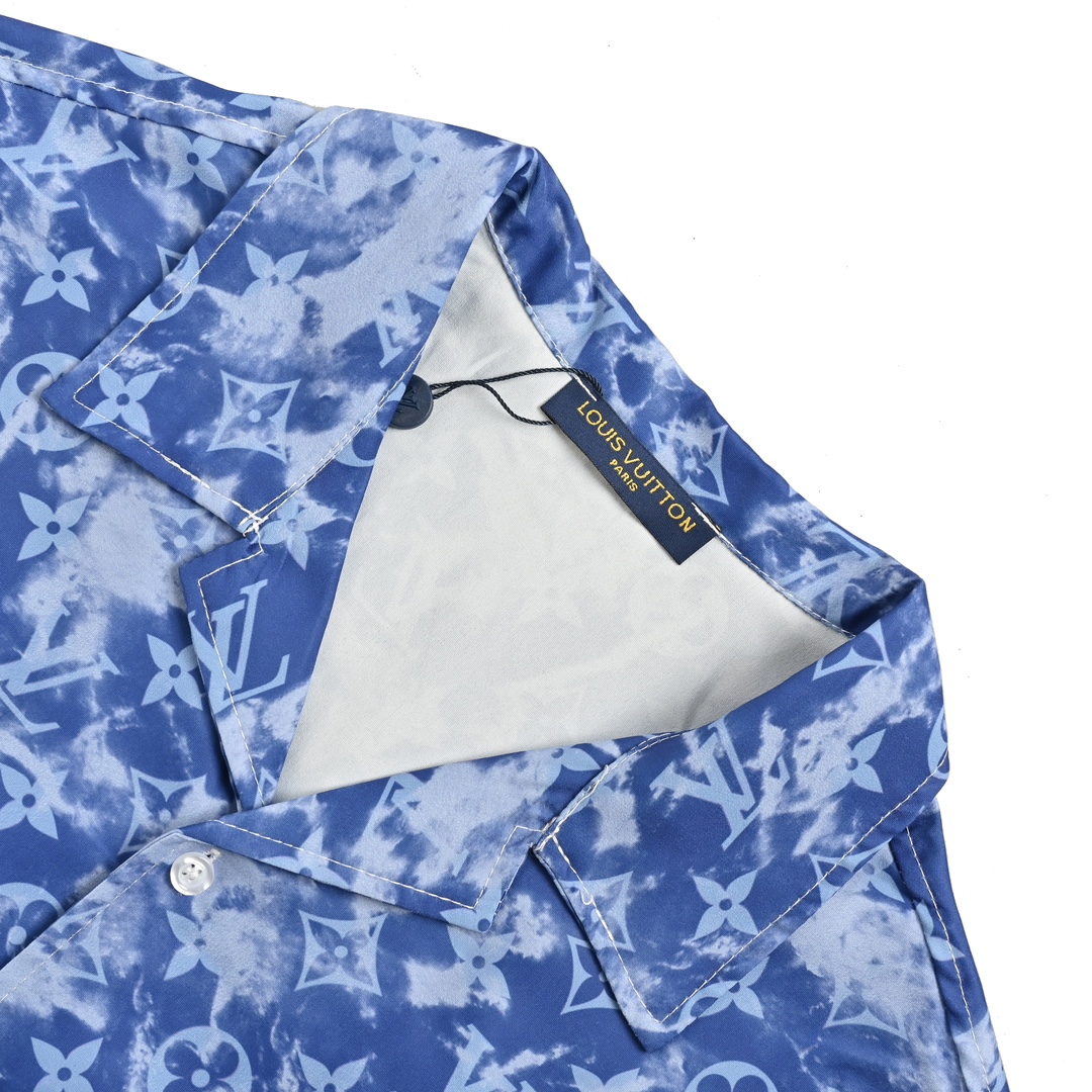 Louis Vuitton/路易威登 24ss 满印老花短袖衬衫