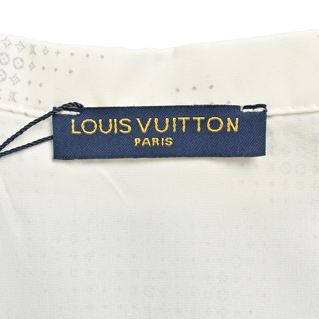 Louis Vuitton/路易威登 24ss 老花小logo短袖衬衫