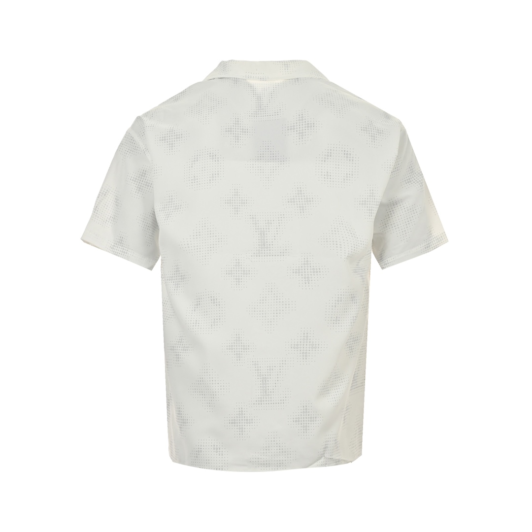 Louis Vuitton/路易威登 24ss 老花小logo短袖衬衫