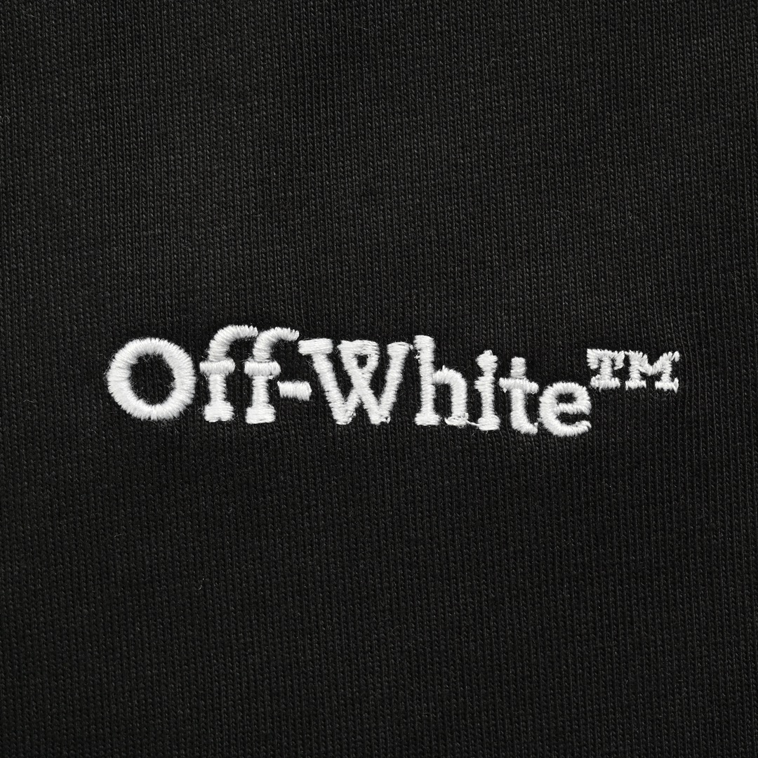 OFF WHITE CO VIRGIL 24ss 波纹船锚箭头刺绣短袖