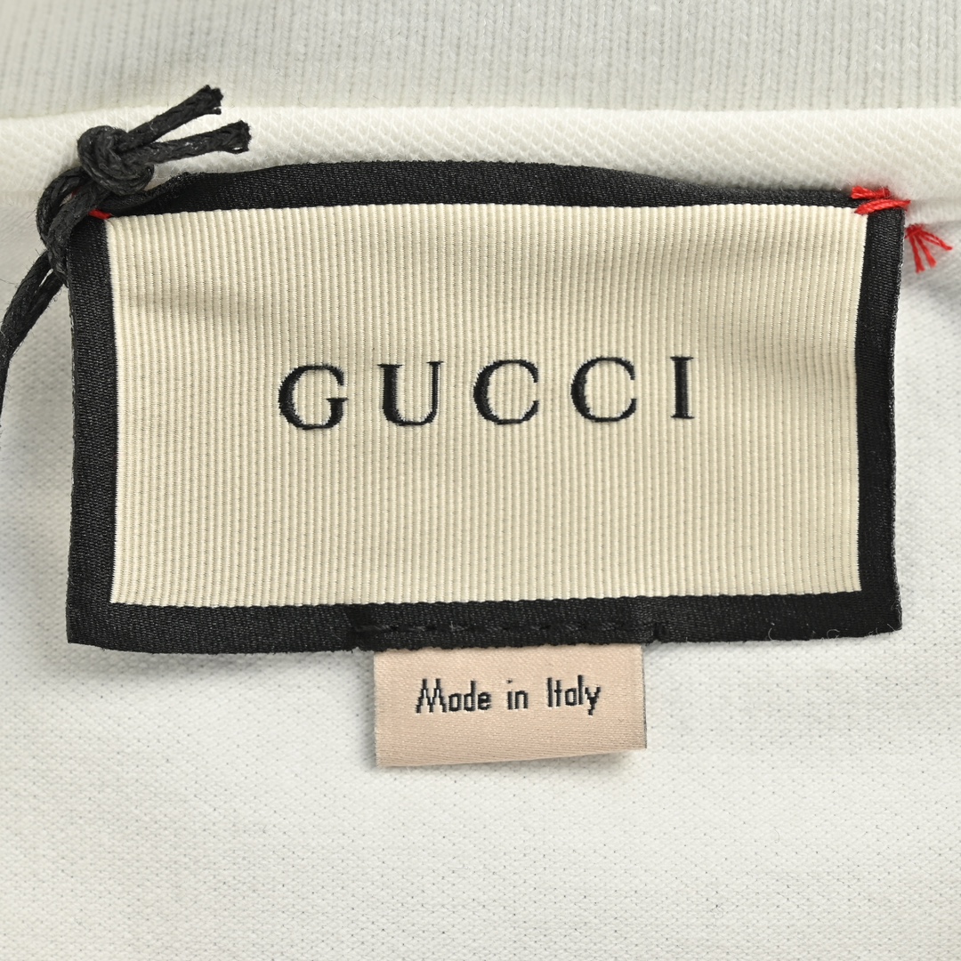 Gucci/古驰 24ss 口袋双G刺绣Polo短袖 陈立农同款