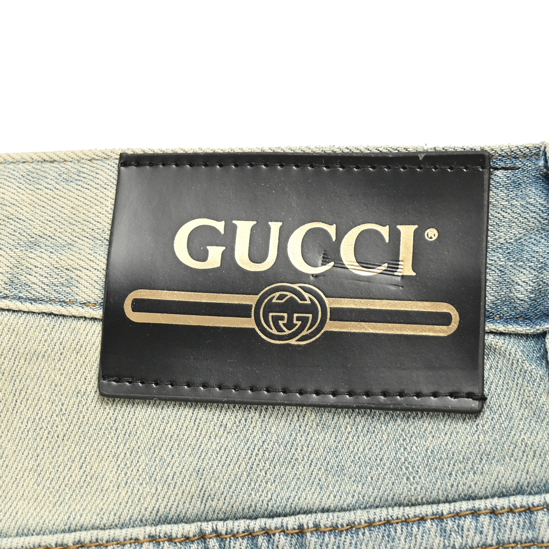 Gucci/古驰 龙年限定牛仔裤 今年为止做的最牛逼的牛仔裤