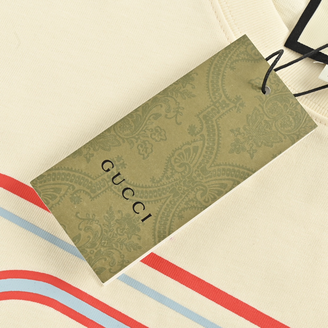 Gucci/古驰 24ss 方框字母印花短袖