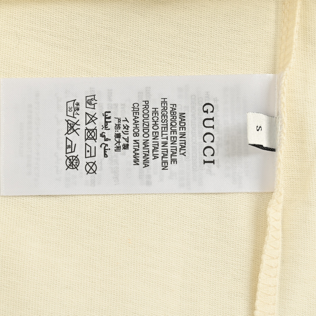 Gucci/古驰 24ss 方框字母印花短袖