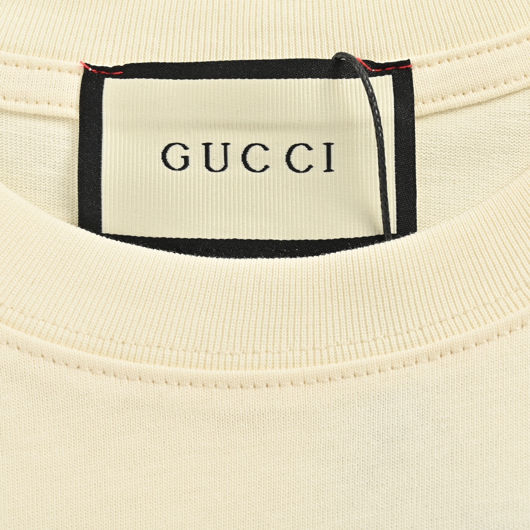 Gucci/古驰 24ss 方框字母印花短袖