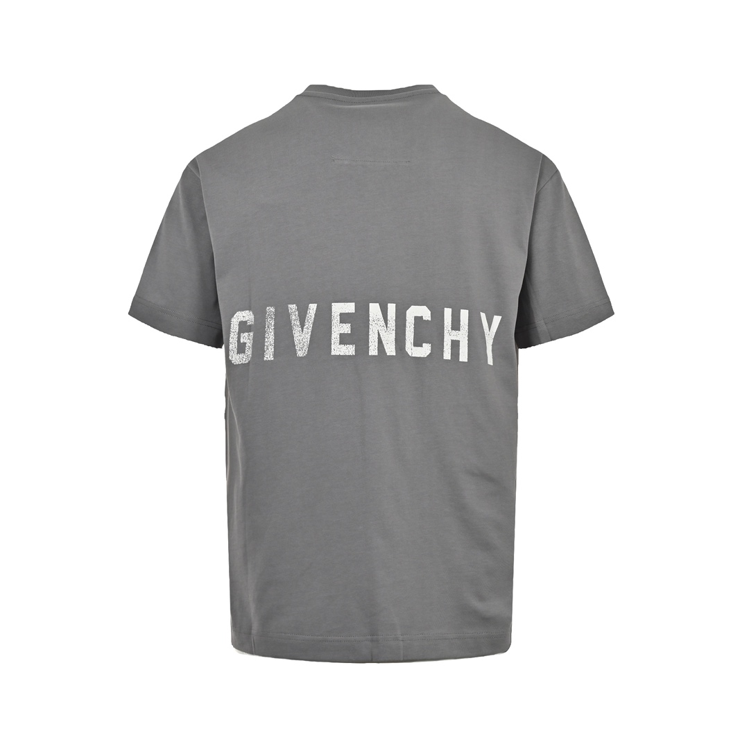 Givenchy/纪梵希 前后印花logo短袖 采用50S双股丝光棉