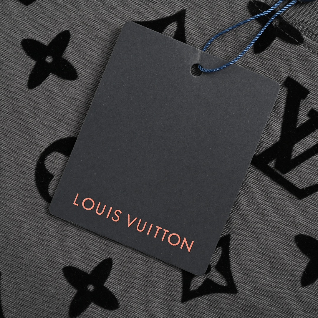 Louis Vuitton/路易威登 24ss 满印植绒老花短袖