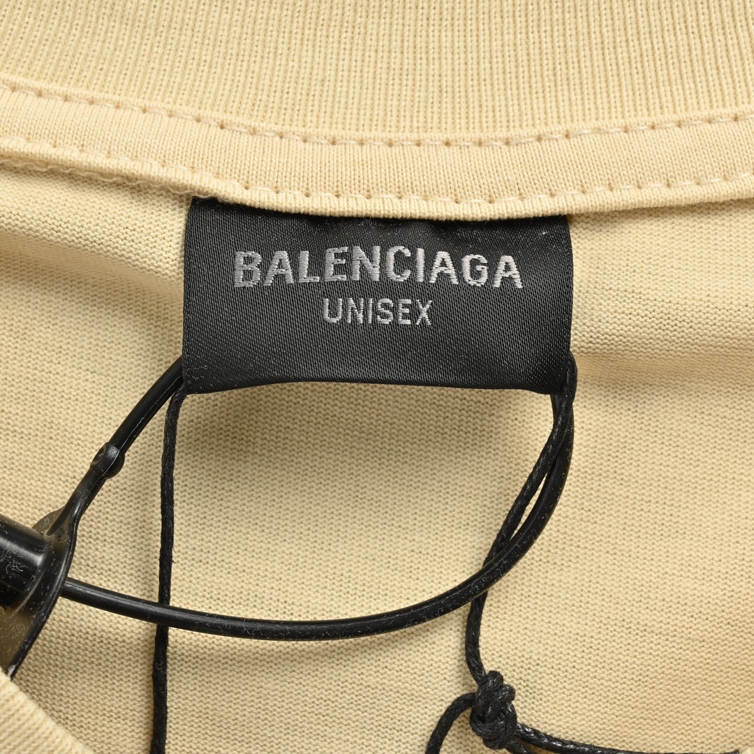 Balenciaga/巴黎世家 24ss 口袋涂鸦短袖