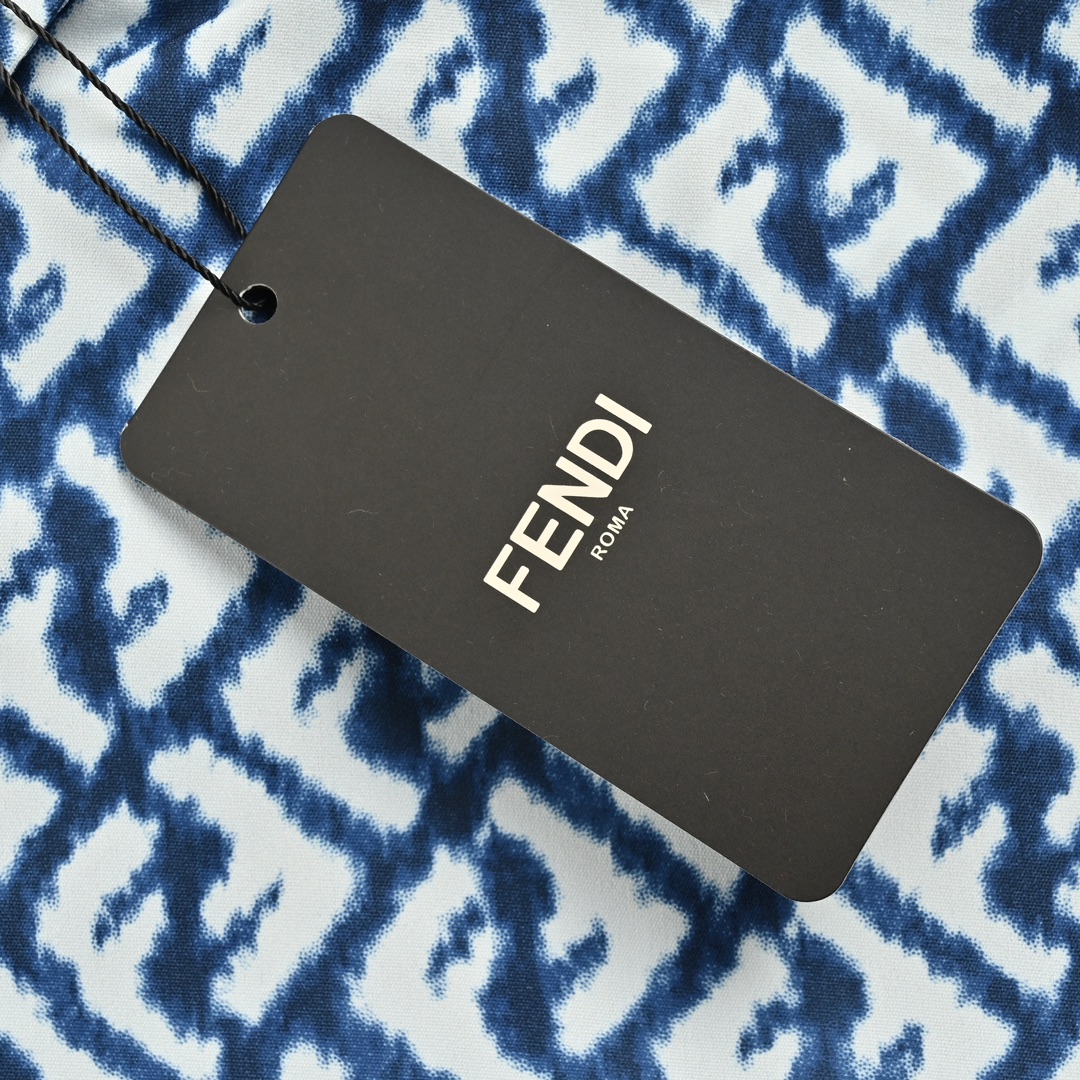 Fendi/芬迪 24ss FF满印短袖衬衫