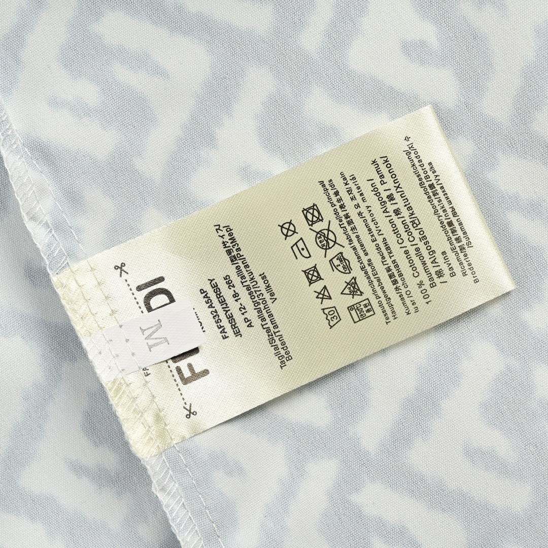 Fendi/芬迪 24ss FF满印短袖衬衫