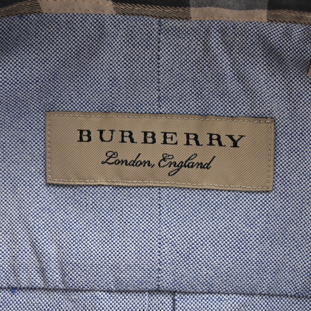 Burberry/巴宝莉 经典战马小标刺绣衬衫 BBR品牌最具代表性经典条纹衬衣