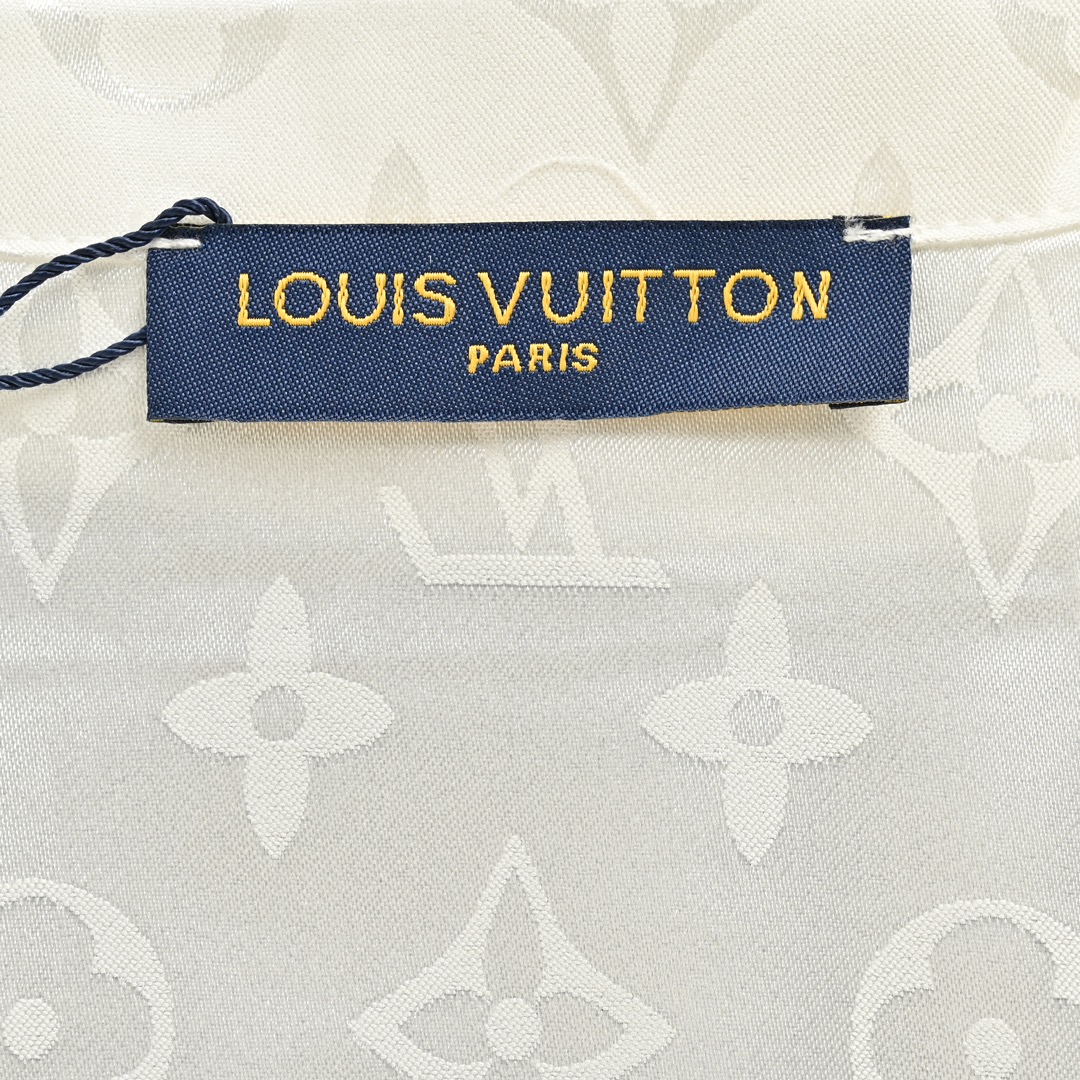 Louis Vuitton/路易威登 24ss 满印暗纹老花短袖衬衫