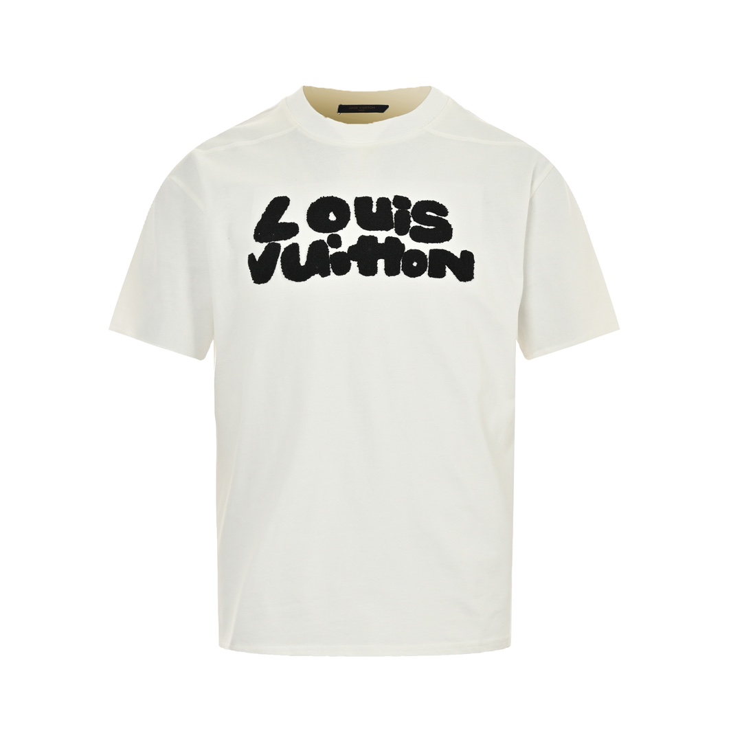 Louis Vuitton/路易威登 24ss 毛巾绣字母短袖