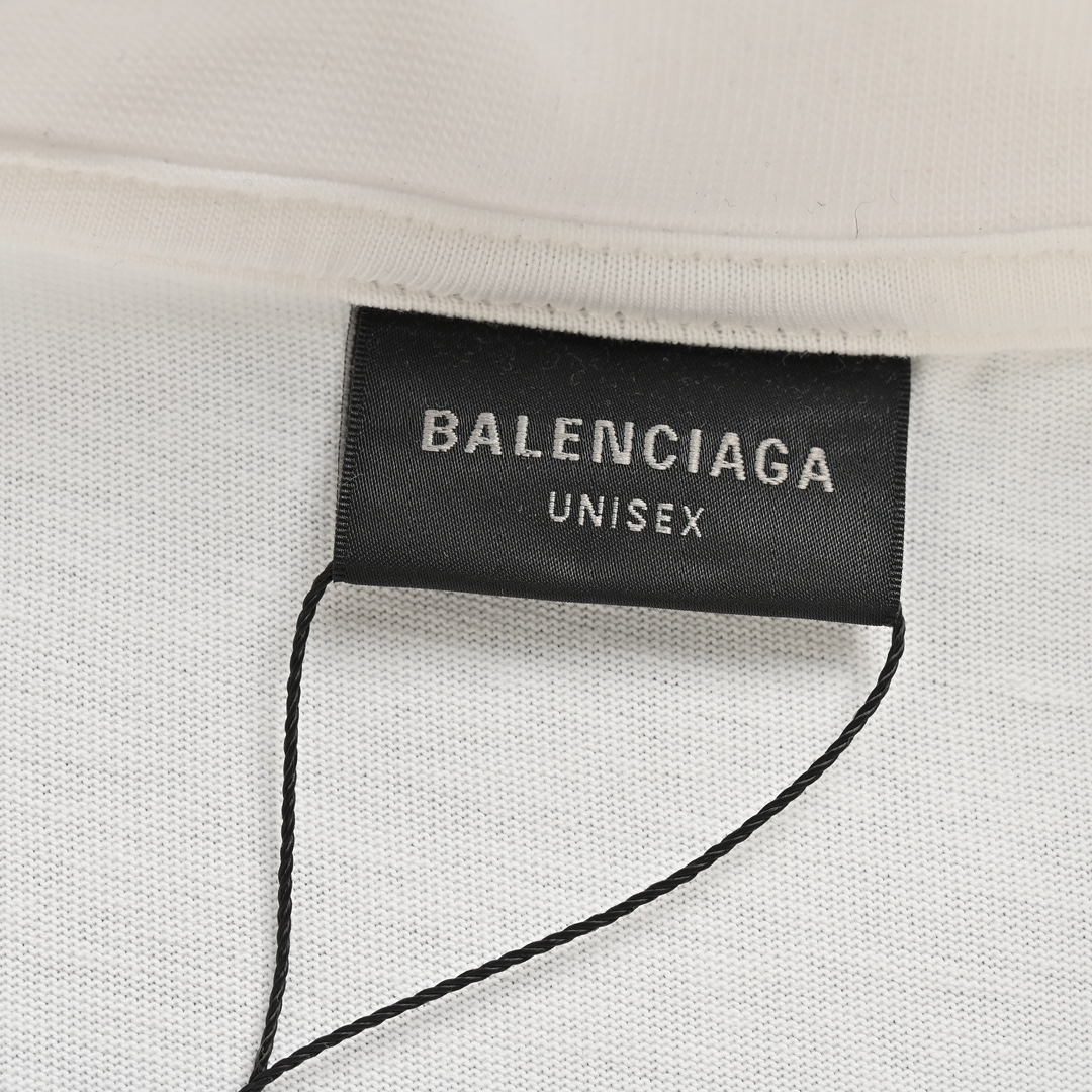 Balenciaga/巴黎世家 设计logo印花短袖 轻奢主义 男女日常通勤穿搭必备单品