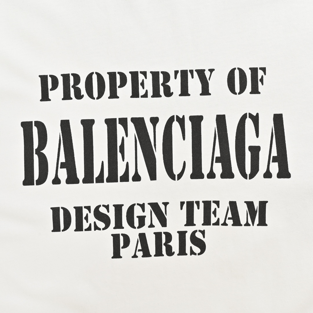 Balenciaga/巴黎世家 设计logo印花短袖 轻奢主义 男女日常通勤穿搭必备单品